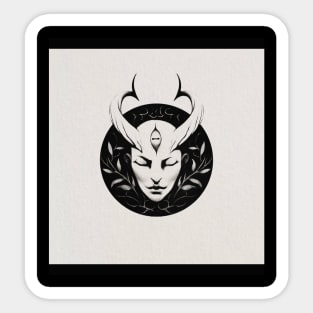 hell women Sticker